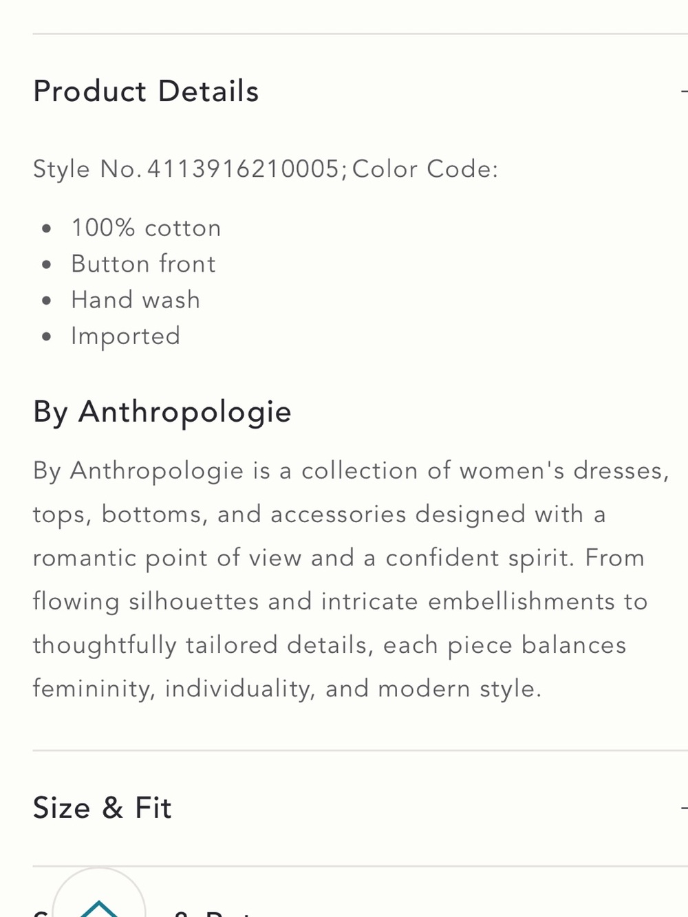 Unique green cardigan from Anthropologie - Picture 7 of 7